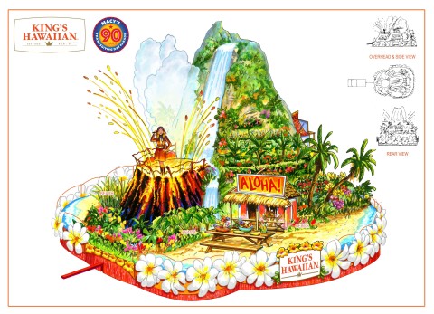 King's Hawaiian is set to debut a new float in the 90th Anniversary Macy's Thanksgiving Day Parade t ... 